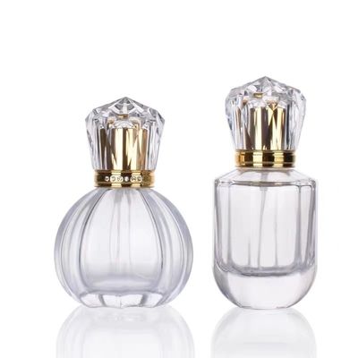 quality  High quality clear glass perfume bottle cosmetic 20ml 30ML luxury perfume bottle factory
