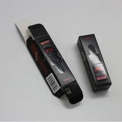 quality  OEM Black and Gold Rectangle Makeup Brush Tube Cardboard Recyclable Luxury Custom Shipping Boxes factory