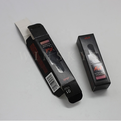 OEM Black and Gold Rectangle Makeup Brush Tube Cardboard Recyclable Luxury Custom Shipping Boxes