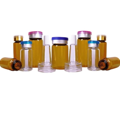 Empty Glass Cosmetic Packaging Vial 1ml 2ml 5ml 10ml Screw Cap Mini Glass Bottle With Aluminum Tube Packaging