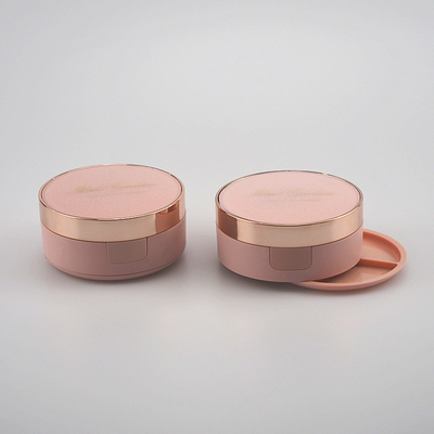 Recyclable Twist Matte Rose Gold Cosmetic Make Up Foundation Powder Compact Air Cushion Case