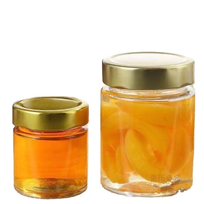 ergo food glass bottle lead free clean jar for Honey Storage 500ml wholesale