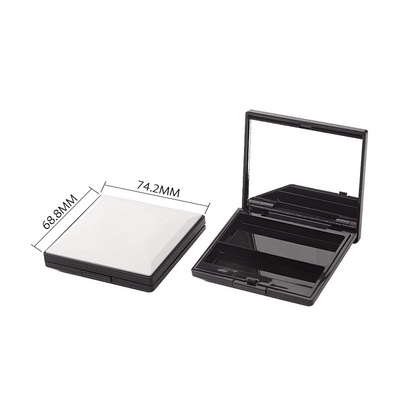 2021 Wholesale Price Recyclable Square Shape With Compact Mirror Powder Case