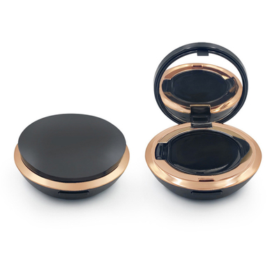Luxury Recycled Materials In Base Stock Special Empty Black Cosmetic Container Makeup Air Cushion BB CC Compact Packaging Case