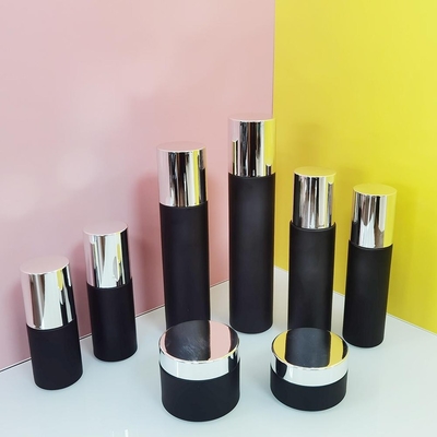 High Quality Cosmetic Perfume Lotion Pump Frosted Glass Bottle