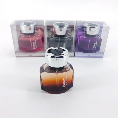Long Lasting Square Shaped Diffuser Bottle Car Perfume Bottles Car Air Freshener For Car Diffuser Use