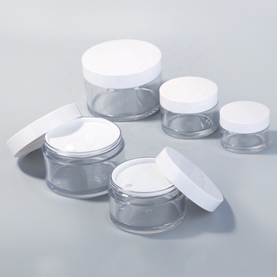 Wholesale PET 30g 50g 100g 150g 200g Cream Jar High Quality Skin Care Cosmetic Containers Skin Care Packaging Packaging