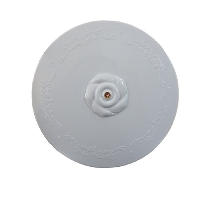 Recycled Materials Flower Wave Circle Round Empty Clear Medium Pan Pressed Compact Powder Cake Case